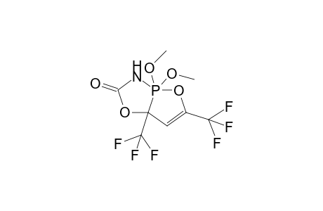 1,1-Dimethoxy-5,7-bis(trifluoromethyl)-4,8-dioxa-2-aza-1-.lambda.(5).sigma.(5)-phosphabicyclo[3.3.0]oct-6-en-3-one