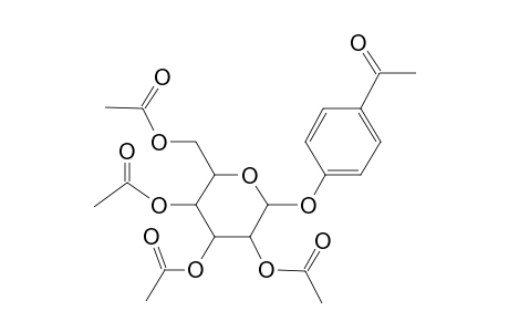 4-Acetylphenyl-.beta.-D-2,3,4,6-tetracetylglucopyranoside