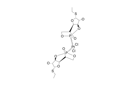 (SP-4-2)-BIS-(3,5,6-BICYCLOPHOSPHITE-ETHYL-1-THIO-ALPHA-D-GLUCOFURANOSIDE-KAPPA-P)-DICHLOROPLATINUM-(II)