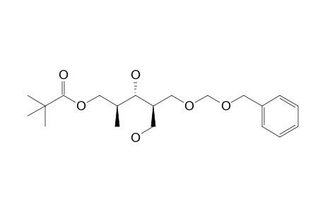 (2R,3S,4S)-2-[(Benzyloxymethoxy)methyl]-4-methyl-5-(trimethylacetoxy)pentan-1,3-diol