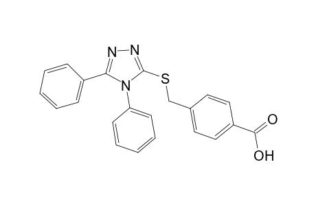 4-(4,5-Diphenyl-4H-[1,2,4]triazol-3-ylsulfanylmethyl)-benzoic acid