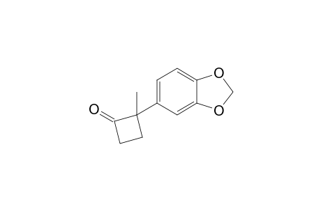 2-(1,3-benzodioxol-5-yl)-2-methylcyclobutan-1-one