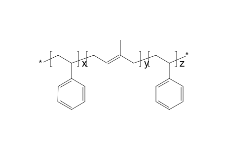 Polystyrene-block-polyisoprene-block-polystyrene