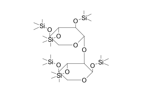 TRIMETHYLSILYL 2-O-(2',3',4'-TRI-O-TRIMETHYLSILYL-BETA-D-XYLOPYRANOSYL)-3,4-DI-O-TRIMETHYLSILYL-ALPHA-D-XYLOPYRANOSIDE