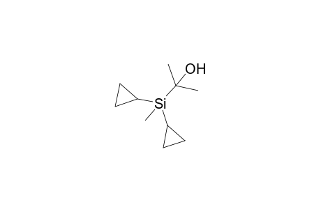 Dicyclopropyl(1-hydroxy-1-methylethyl)methylsilane