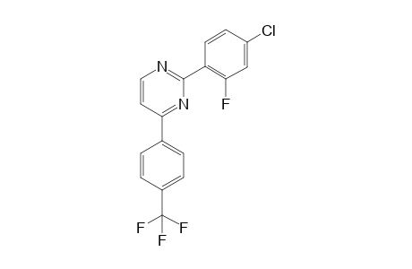 2-(4-Chloro-2-fluorophenyl)-4-(4-(trifluoromethyl)phenyl)pyrimidine