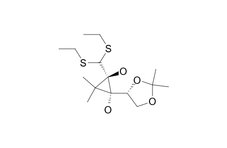 D-Xylose, 2,3:4,5-bis-o-(1-methylethylidene)-, diethyl mercaptal