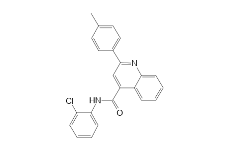 N-(2-chlorophenyl)-2-(4-methylphenyl)-4-quinolinecarboxamide