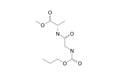 gly-L-ala, N-(N-Propyloxycarbonyl)-, methyl ester