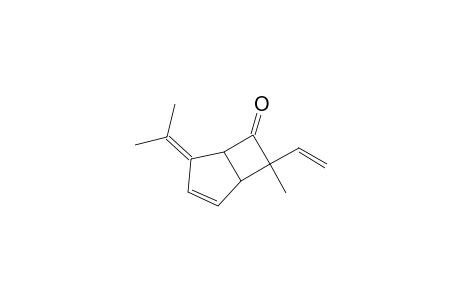 Bicyclo[3.2.0]hept-2-en-6-one, 7-ethenyl-7-methyl-4-(1-methylethylidene)-, (1.alpha.,5.alpha.,7.beta.)-