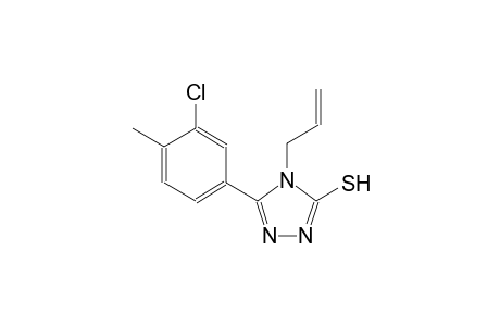 4H-1,2,4-triazole-3-thiol, 5-(3-chloro-4-methylphenyl)-4-(2-propenyl)-