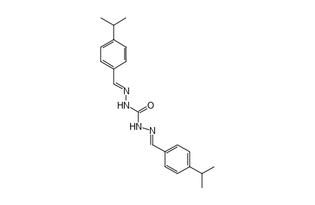 p-isopropylbenzaldehyde, carbohydrazone