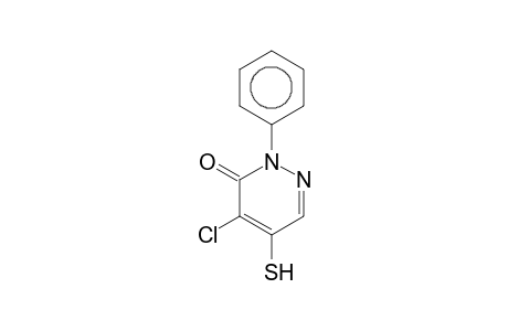 4-chloro-5-mercapto-2-phenyl-3(2H)-pyridazinone