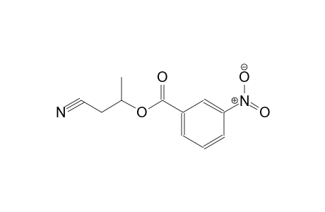 3-hydroxybutyronitrile, m-nitrobenzoate