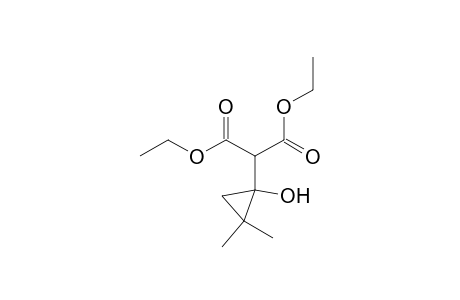 2-(1-hydroxy-2,2-dimethyl-cyclopropyl)malonic acid diethyl ester