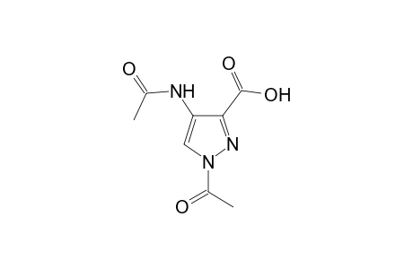 1-acetyl-4-(acetylamino)-1H-pyrazole-3-carboxylic acid