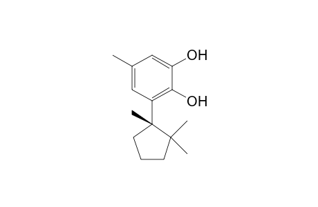 1-(2,3-Dihydroxy-5-methylphenyl)-1,2,2-trimethylcyclopentane [(+-)-Herberenediol]