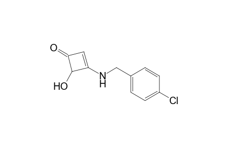 3-[(4-chlorobenzyl)amino]-4-hydroxy-cyclobut-2-en-1-one