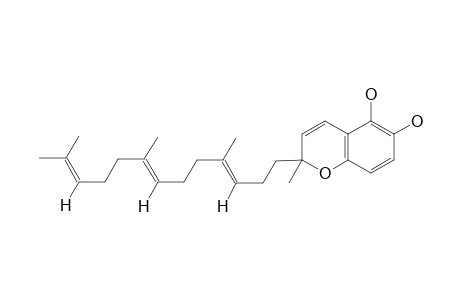 5,6-Dihydroxy-2-methyl-2-[(3',7'E)-4',8',12'-trimethyl-trideca-3',7',11'-trien]-2(H)-chromene