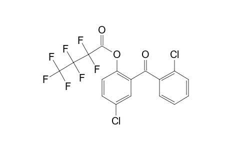 2',5-Dichloro-2-hydroxybenzophenone, heptafluorobutyrate