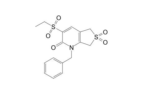 1-Benzyl-3-esyl-6,6-diketo-5,7-dihydrothieno[3,4-b]pyridin-2-one