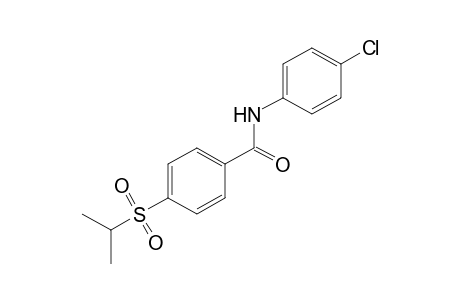 4'-chloro-4-(isopropylsulfonyl)benzanilide