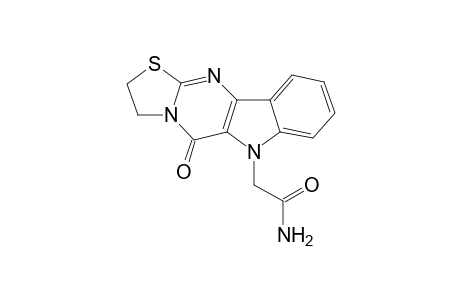 2-(5-oxo-2,3-dihydro[1,3]thiazolo[3',2':1,2]pyrimido[5,4-b]indol-6(5H)-yl)acetamide