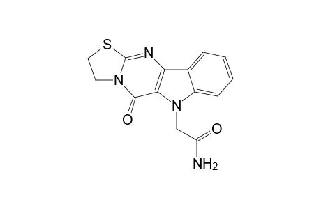 2-(5-oxo-2,3-dihydro[1,3]thiazolo[3',2':1,2]pyrimido[5,4-b]indol-6(5H)-yl)acetamide