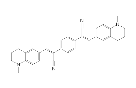 1,4-Benzenediacetonitrile, .alpha.,.alpha.'-bis[(1,2,3,4-tetrahydro-1-methyl-6-quinolinyl)methylene]-