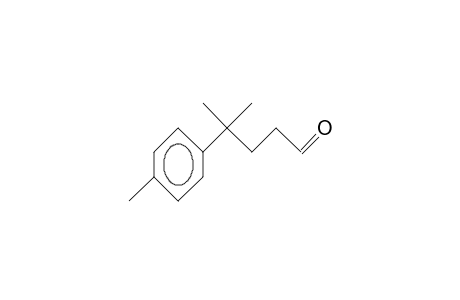 Benzenebutanal, gamma,gamma,4-trimethyl-