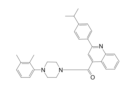 4-{[4-(2,3-Dimethylphenyl)-1-piperazinyl]carbonyl}-2-(4-isopropylphenyl)quinoline