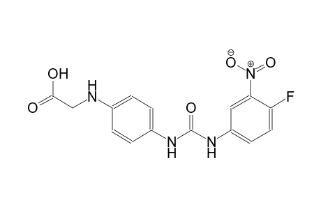 (4-{[(4-fluoro-3-nitroanilino)carbonyl]amino}anilino)acetic acid