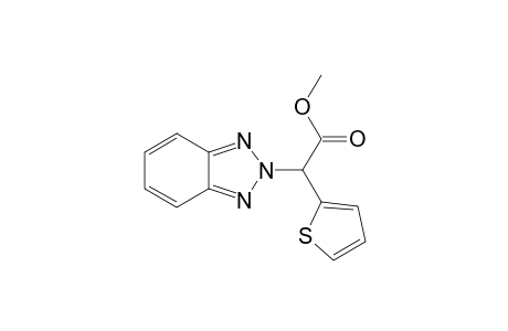 methyl 2-(2H-benzo[d][1,2,3]triazol-2-yl)-2-(thiophen-2-yl)acetate