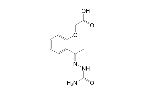 (o-ACETYLPHENOXY)ACETIC ACID, SEMICARBAZONE