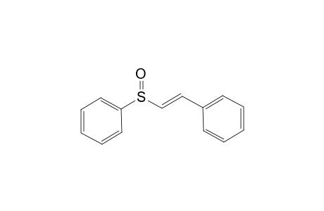 [(E)-2-phenylethenyl]sulfinylbenzene