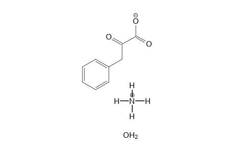 PHENYLPYRUVIC ACID, AMMONIUM SALT, HYDRATE