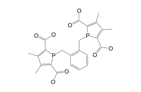 ALPHA,ALPHA'-BIS-(3',4'-DIMETHYL-1'-H-PHOSPHOLE-2',5'-DICARBOXYLIC_ACID)-O-XYLENE