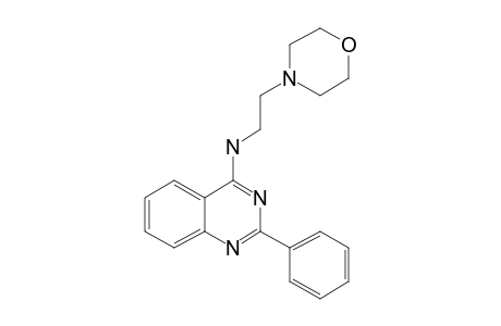 N-(2-Morpholinoethyl)-2-phenylquinazolin-4-amine