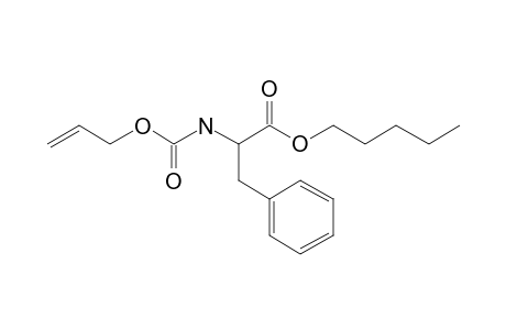 L-Phenylalanine, N-allyloxycarbonyl-, pentyl ester