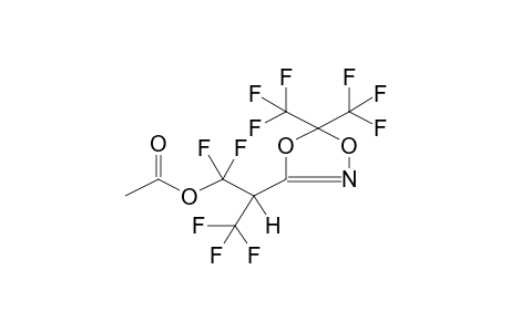 3-(2-ACETOXY-1,1,1,3,3-PENTAFLUORO-2-PROPYL)-5,5-BIS(TRIFLUOROMETHYL)-1,4,2-DIOXAZOLINE