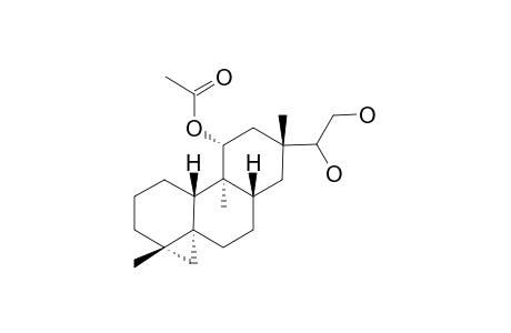 (ent)-11.alpha.-Acetoxy-Devadarane-15.xi.,16-diol