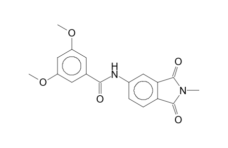 3,5-Dimethoxy-N-(2-methyl-1,3-dioxo-5-isoindolinyl)benzamide