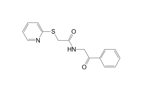 N-(2-Oxo-2-phenyl-ethyl)-2-(pyridin-2-ylsulfanyl)-acetamide