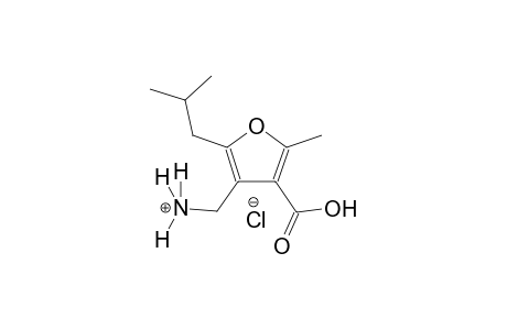 3-furanmethanaminium, 4-carboxy-5-methyl-2-(2-methylpropyl)-, chloride