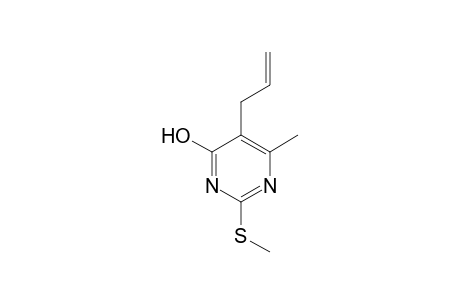 5-Allyl-6-methyl-2-(methylsulfanyl)-4-pyrimidinol