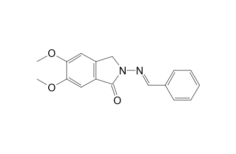 2-(benzylideneamino)-5,6-dimethoxyphthalimidine