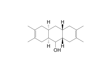 9-Anthracenol, 1,4,4a,5,8,8a,9,9a,10,10a-decahydro-2,3,6,7-tetramethyl-, (4a.alpha.,8a.beta.,9.alpha.,9a.alpha.,10a.beta.)-(.+-.)-