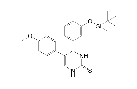 4-{3-[(tert-Butyl-dimethylsilyl)oxy]phenyl}-5-(4-methoxyphenyl)-3,4-dihydropyrimidine-2(1H)-thione