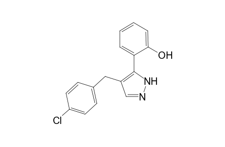 4-(4-Chlorobenzyl)-3(5)-(2-hydroxyphenyl)pyrazole