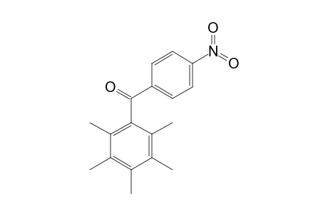 4'-nitro-2,3,4,5,6-pentamethylbenzopenone